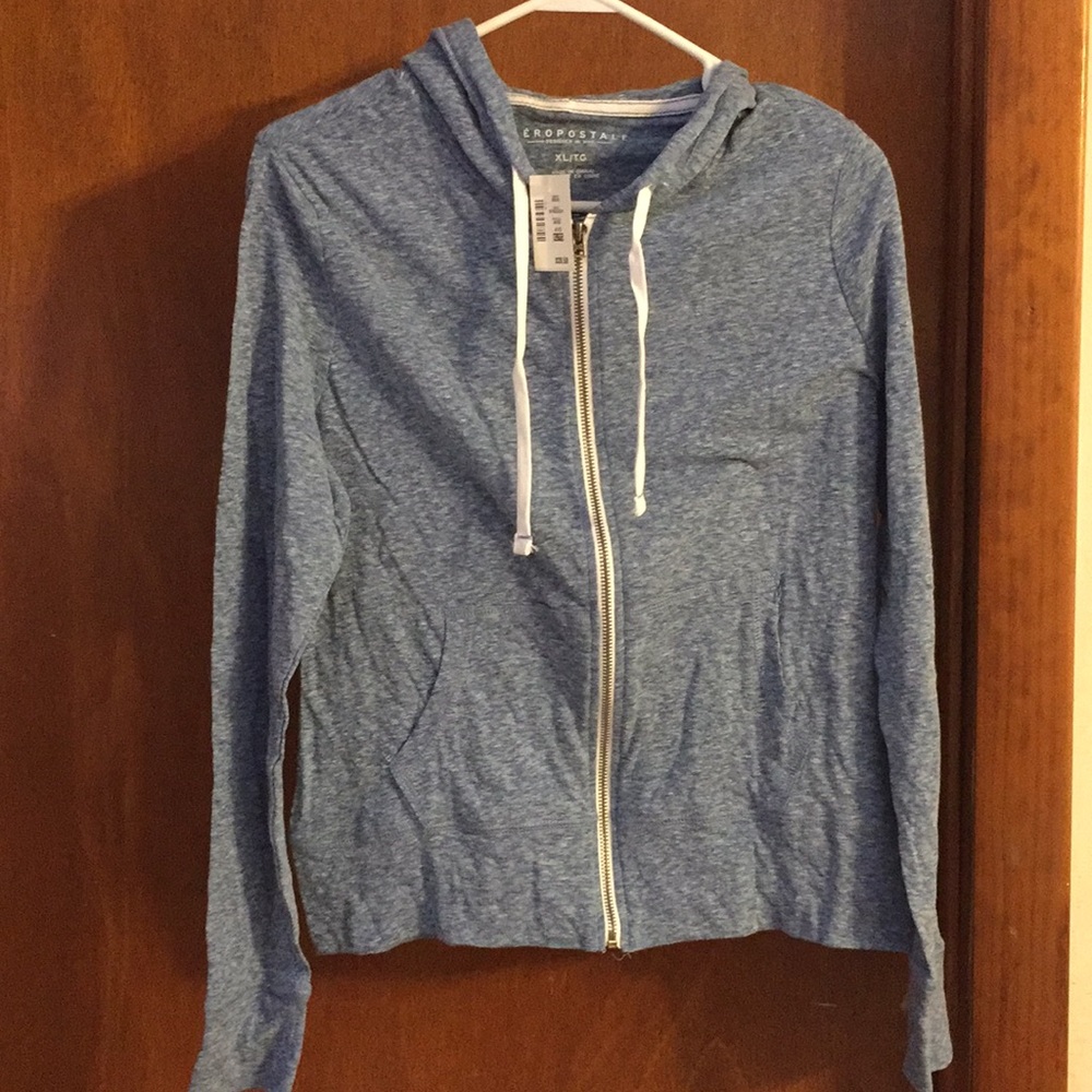 Aeropostale zipper hoodie girls size xl NWT